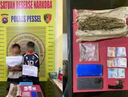Polisi Gagalkan Peredaran Sabu dan Ganja: Tiga Pemuda Pessel Diringkus di Lokasi Berbeda