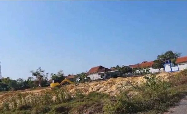 Lokasi tanah eks percaton Desa Polagan yang diduga telah dijual ke pihak ketiga