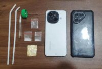 Barang bukti yang berhasil diamankan polisi dari terduga pelaku penyalahgunaan narkoba.