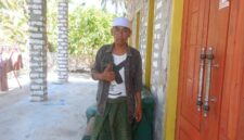 Juhairi warga Dusun Pulau Manok, Desa Sonok, Kecamatan Nonggunong, Kabupaten Sumenep.