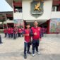 Faizal Feriyanto yang akan turun pada cabang Pencak Silat saat bersama dengan Sekda Sumenep Agus Dwi Syahputra