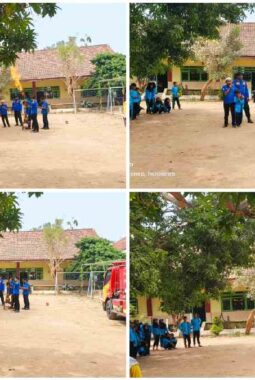 Damkar Gelar Edukasi Penanggulangan Kebakaran Sejak Dini di SDN Kebunan 1 Sumenep
