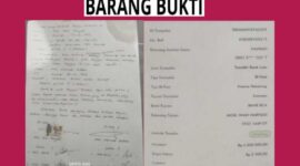 Barang bukti yang diamankan oleh penyidik Polresta Sumenep. 
