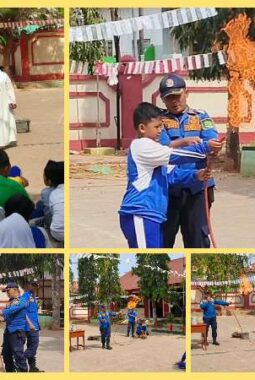 Cegah Risiko Kebakaran, SDN Pamolokan 2 Gandeng Damkar Sumenep Beri Edukasi